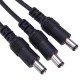 DC5.5*2.1mm One Female to Three Male Way Splitter Connector with Switch for CCTV LED Strip Light DC5.5*2.1mm One Female to Three Male Way Splitter Connector with Switch for CCTV LED Strip Light