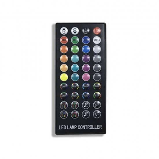 DC5V-24V bluetooth Music RGB 4Pin LED Controller + 40Keys IR Remote Control for 5050 2835 Strip Lighting