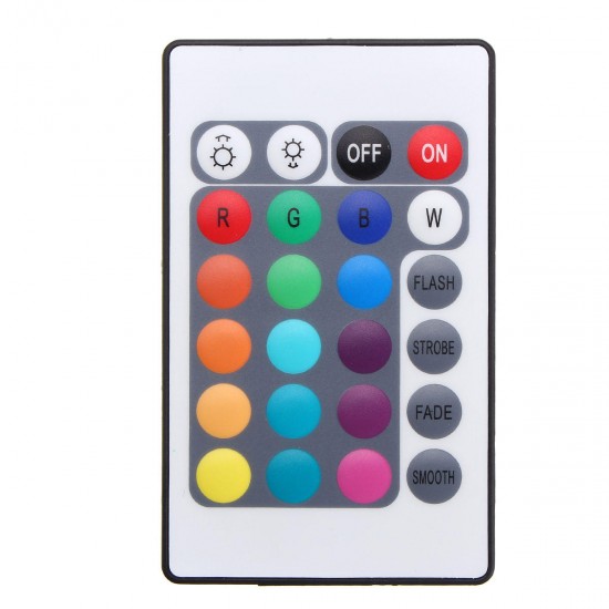 DC9-12V Mini WiFi RGBW LED Strip Controller + 24 Keys IR Remote Control Work With Alexa Google Home