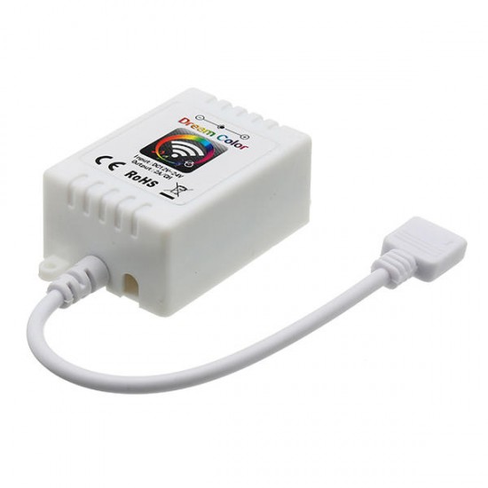 DCV12-24V 6A 24 Keys Remote Control WiFi LED Controller Works with Alexa for RGB Strip Light DCV12-24V 6A 24 Keys Remote Control WiFi LED Controller Works with Alexa for RGB Strip Light