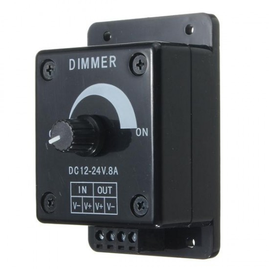 Dimmable LED Light Dimmer Switch Brightness Manual Adjustable Control DC 12V-24V