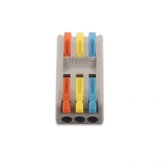 Fast Wire Cable Connectors Universal Compact Conductor Push-in Terminal Block with IP68 I Shape Connector