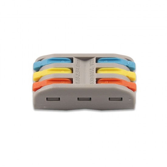 Fast Wire Cable Connectors Universal Compact Conductor Push-in Terminal Block with IP68 I Shape Connector