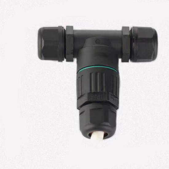 IP68 Waterproof T Shape 3 Pin Cable Wire Connector Quick Screw Connection Outdoor Terminal IP68 Waterproof T Shape 3 Pin Cable Wire Connector Quick Screw Connection Outdoor Terminal