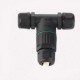 IP68 Waterproof T Shape 3 Pin Cable Wire Connector Quick Screw Connection Outdoor Terminal