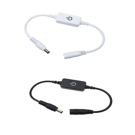 LED 1 Key Brightness Touch Dimmer Controller Adjustment Switch For Strip Light Lamp DC5-24V LED 1 Key Brightness Touch Dimmer Controller Adjustment Switch For Strip Light Lamp DC5-24V