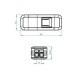 LT-22 2 Pin Transparent Quick Wire Connector Universal Compact Electrical Push-in Butt Conductor Terminal Block LT-22 2 Pin Transparent Quick Wire Connector Universal Compact Electrical Push-in Butt Conductor Terminal Block