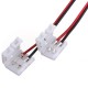 2-Pins Power Connector Adaptor For 3528/5050 Led Strip Wire With PCB