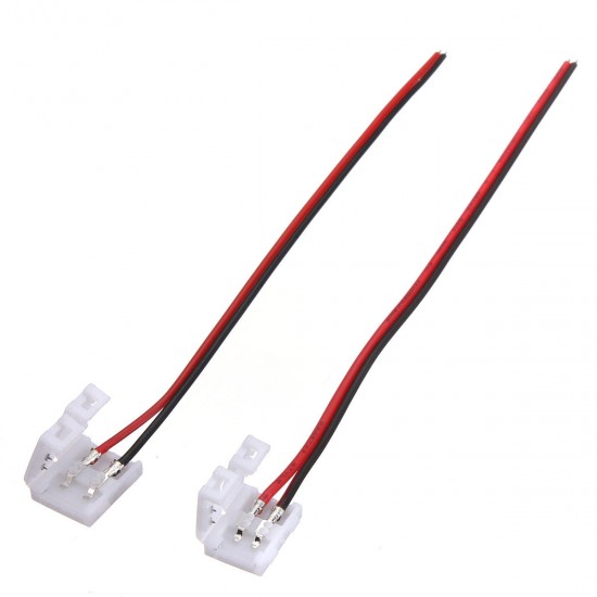 2-Pins Power Connector Adaptor For 3528/5050 Led Strip Wire With PCB