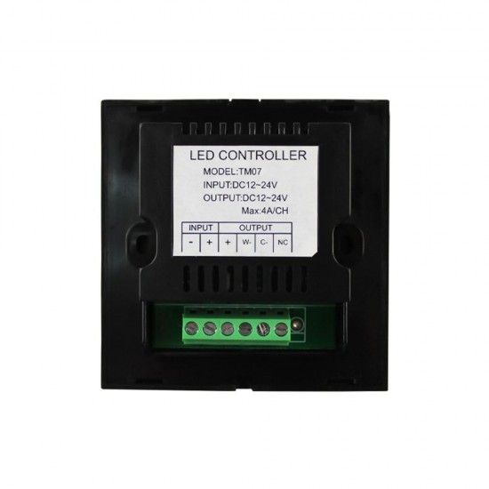 DC12-24V 3CH Touch Panel Light Switch CCT Color Temperature Dimmer Controller for LED Strip DC12-24V 3CH Touch Panel Light Switch CCT Color Temperature Dimmer Controller for LED Strip