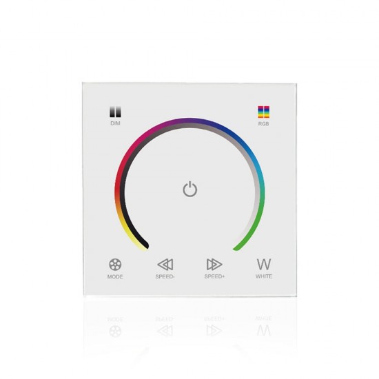 DC12-24V Touch Panel Color Changing Light Switch Dimmer Controller for RGBW LED Strip