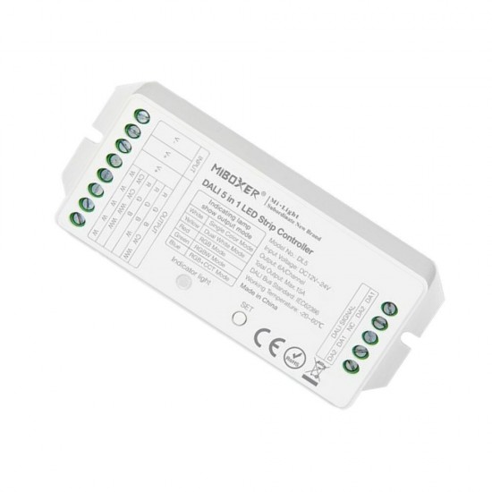 DL5 5 IN 1 LED Strip Controller Common Anode Compatible with remote control/DALI Bus Power Supply DC12-24V