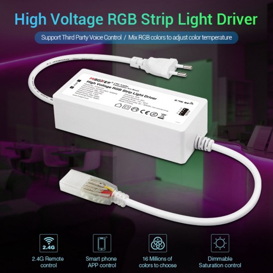 POW-LH1 High Voltage Smart Driver for RGB LED Strip Light AC220-240V