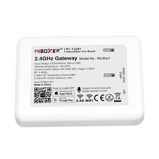 2.4GHz WiFi Smart Controller for Mi-Light RF Series Product DC5V
