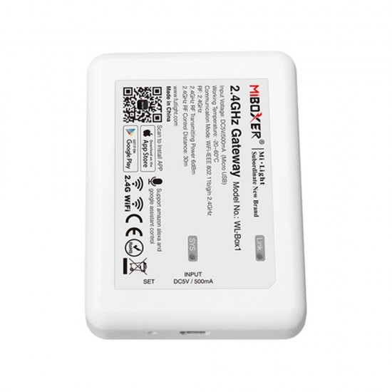 2.4GHz WiFi Smart Controller for Mi-Light RF Series Product DC5V