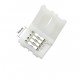 Mini 4 PIN 8MM Connector Adapter for 2835 3528 RGB LED Strip Light Mini 4 PIN 8MM Connector Adapter for 2835 3528 RGB LED Strip Light
