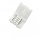 Mini 4 PIN 8MM Connector Adapter for 2835 3528 RGB LED Strip Light