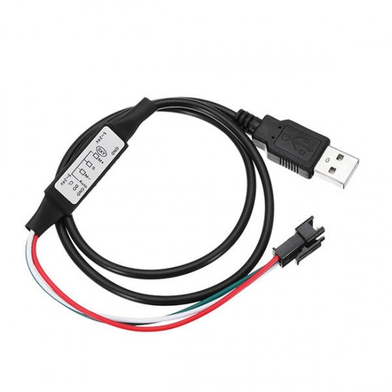 Mini USB 3 Keys Button Controller for DC5V 3 Pin WS2812 2811 Digital LED Strip Light