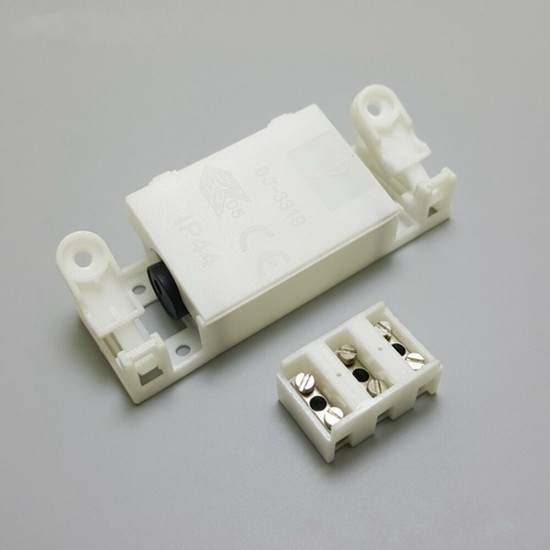 OJ-3319 Beige Outdoor Waterproof IP44 Cable Junction Box with Terminal for Home Underground Lights