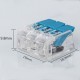 PCT-413 10PCS 3Pin Quick Wire Connector 32A 450V Spring Terminal Block Connectors Box Kit PCT-413 10PCS 3Pin Quick Wire Connector 32A 450V Spring Terminal Block Connectors Box Kit
