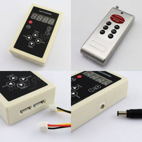 RF Magic LED Controller For RGB Dream Color 6803 IC Strip Light DC 12V