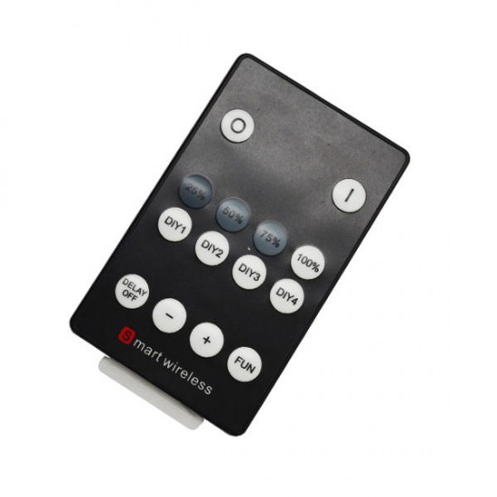 RF Wireless Remote LED DIY Controller Dimmer 1 Channel 25A DC12V-24V For Single Strip Light Lamp RF Wireless Remote LED DIY Controller Dimmer 1 Channel 25A DC12V-24V For Single Strip Light Lamp