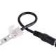 Solderless Female Barrel Power Supply Connector for 8mm 3528 LED Strip Light Solderless Female Barrel Power Supply Connector for 8mm 3528 LED Strip Light