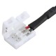 Solderless Female Barrel Power Supply Connector for 8mm 3528 LED Strip Light Solderless Female Barrel Power Supply Connector for 8mm 3528 LED Strip Light