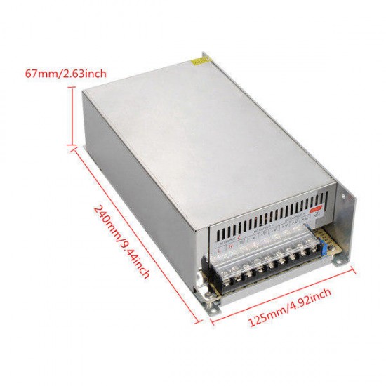 Switching Power Supply 170-250V To 24V 25A 600W For LED Strip