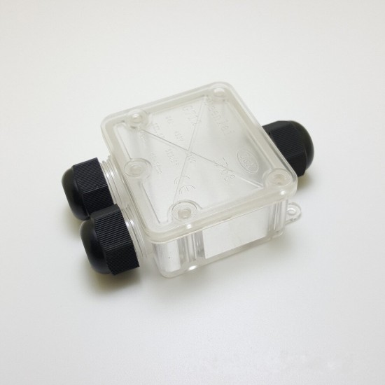 Transparent IP68 Waterproof UV Junction Box Sunproof Multiple Ways Plastic Electrical Case Cable Wire Connector Protect