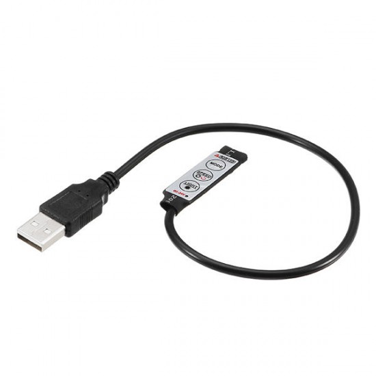 USB 4Pin LED Dimmer Controller With 3 Buttons For RGB Strip Light DC5V USB 4Pin LED Dimmer Controller With 3 Buttons For RGB Strip Light DC5V