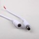 White Male/Female DC Power Connector Cable Plug Wire for CCTV Strip Light White Male/Female DC Power Connector Cable Plug Wire for CCTV Strip Light