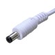 White Male/Female DC Power Connector Cable Plug Wire for CCTV Strip Light