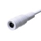 White Male/Female DC Power Connector Cable Plug Wire for CCTV Strip Light White Male/Female DC Power Connector Cable Plug Wire for CCTV Strip Light