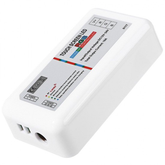 ZX DC12-24V RGB LED Controller 2.4G Touch Screen RF Remote Control for Strip Lighting ZX DC12-24V RGB LED Controller 2.4G Touch Screen RF Remote Control for Strip Lighting
