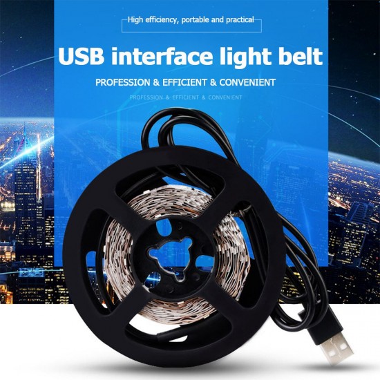 0.5m/1m/2m/3m USB LED Lamp 2835 SMD Light Bar Hotel TV Backlight String Light Waterproof