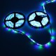 10M SMD 3528 Waterproof RGB 600 LED Strip Light + Controller + Cable Connector + Adapter DC12V