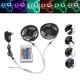 10M SMD 3528 Waterproof RGB 600 LED Strip Light + Controller + Cable Connector + Adapter DC12V