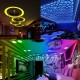 1/2/3/4/5m 5V 3528 RGB USB LED Strip Light Music Sync with 44 Key IR Remote Control Christmas Decorations Lights