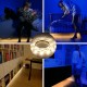 1.5M 3M Motion Activated Sensor Flexible LED Strip Light Bed Night Lamp with Switch EU Plug DC12V