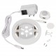 1.5M 7.2W SMD3528 Waterproof Motion Sensor Timer Adjustable Warm White LED Strip Light DC12V