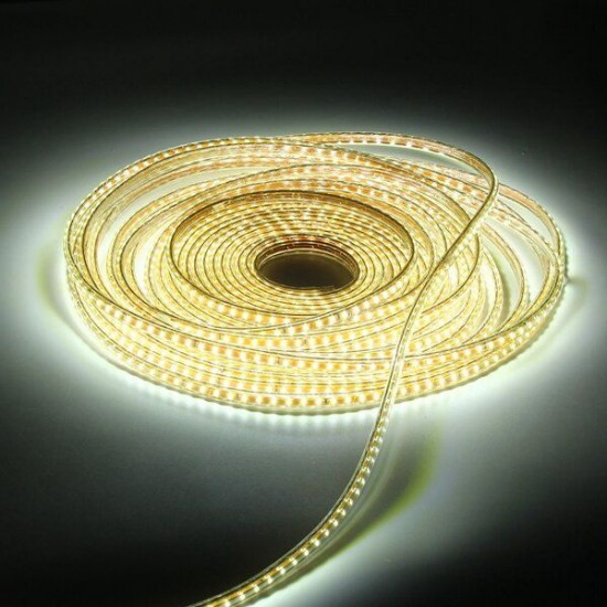 15M SMD3014 Waterproof LED Rope Lamp Party Home Christmas Indoor/Outdoor Strip Light 220V