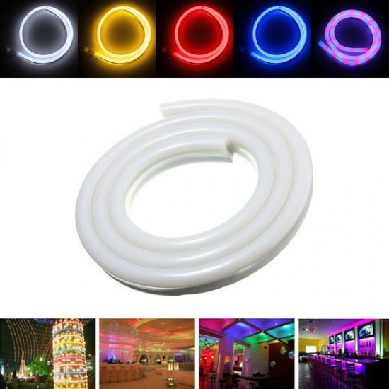 1M 2835 LED Flexible Neon Rope Strip Light Xmas Outdoor Waterproof 110V 1M 2835 LED Flexible Neon Rope Strip Light Xmas Outdoor Waterproof 110V