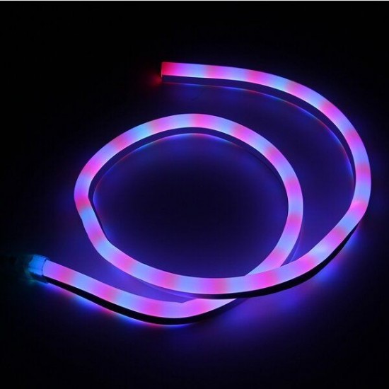 1M 2835 LED Flexible Neon Rope Strip Light Xmas Outdoor Waterproof 110V