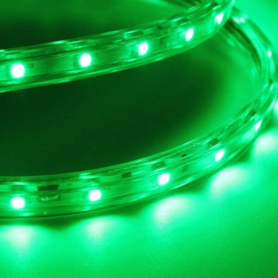 1M 3.5W Waterproof IP67 SMD 3528 60 LED Strip Rope Light Christmas Party Outdoor AC 220V
