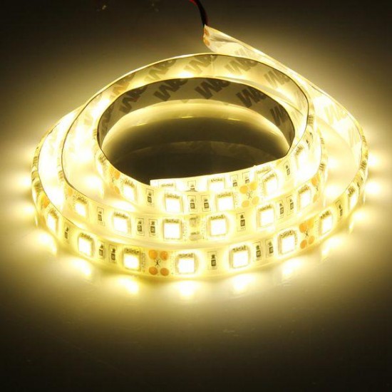 1M 5050 SMD 60LED Flexible LED Strip Light Red/Green/Blue Waterproof 12V