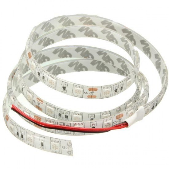 1M 5050 SMD 60LED Flexible LED Strip Light Red/Green/Blue Waterproof 12V