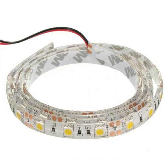 1M 5050 SMD 60LED Flexible LED Strip Light Red/Green/Blue Waterproof 12V