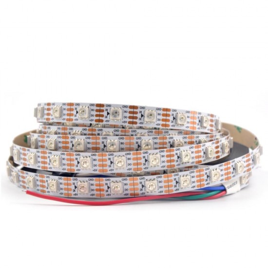 1M 5M WS2813 RGB Dream Color Non-waterproof LED Pixel Strip Light for Holiday Party Decor DC5V