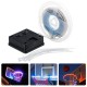 1M Solar Powered Waterproof 8 Modes IP67 RGB White 30LED Basketball Rim Strip Light for Outdoor Use 1M Solar Powered Waterproof 8 Modes IP67 RGB White 30LED Basketball Rim Strip Light for Outdoor Use